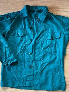 Teal Chore Coat